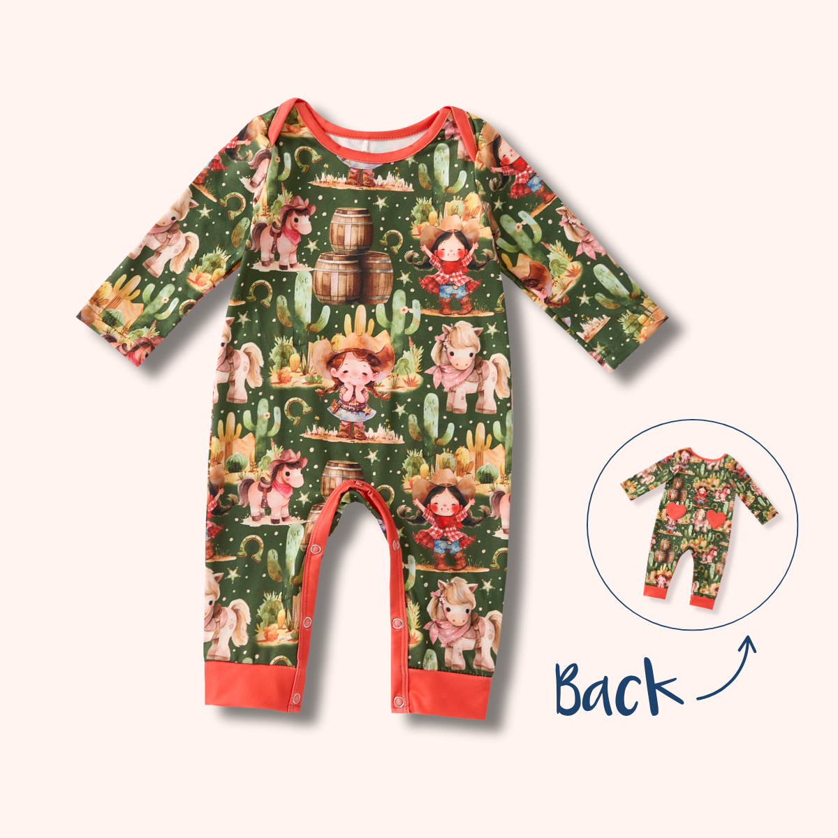 Howdy Darling Baby Romper | Pete + Lucy