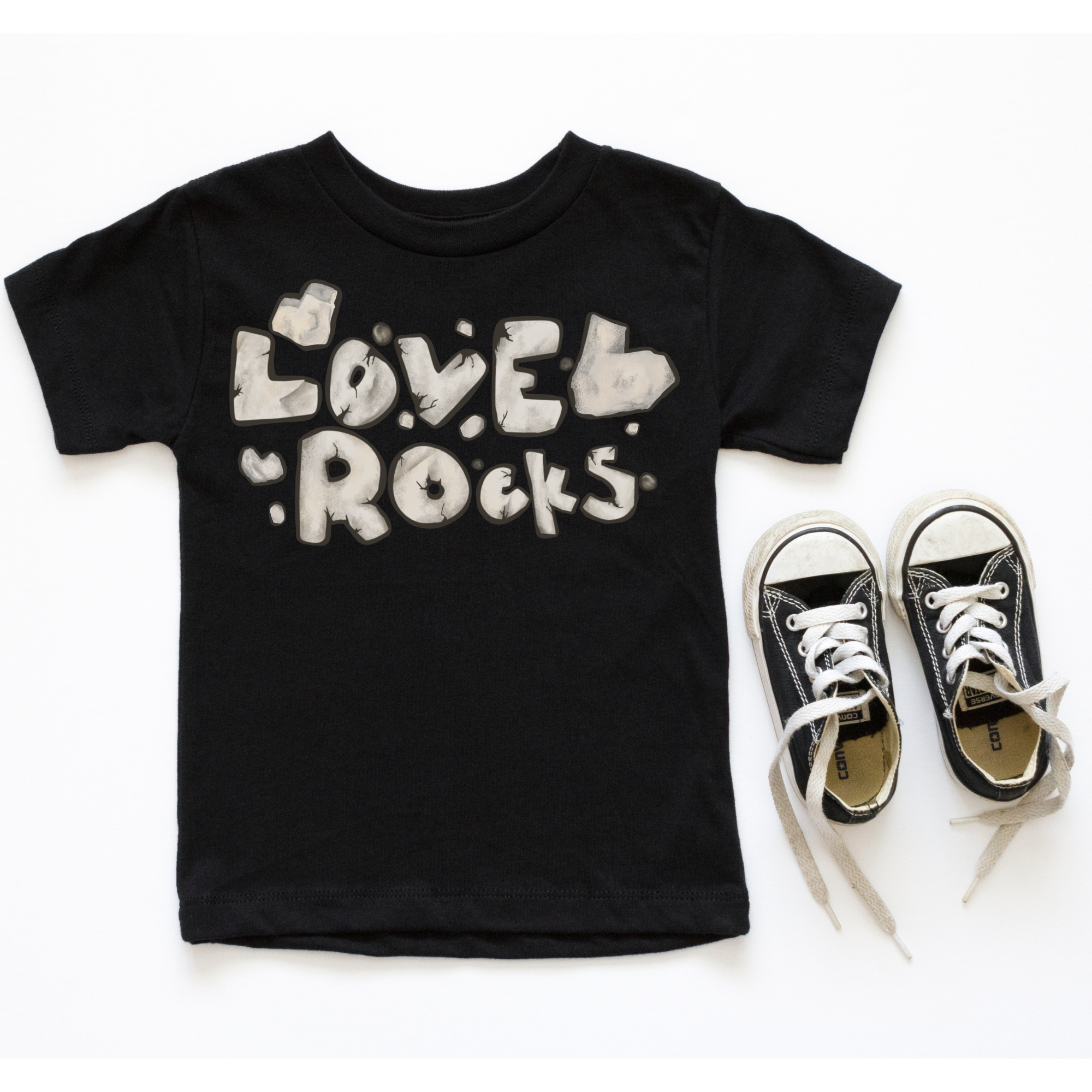 Love Rocks Funny Valentines | Kid's Graphic Tee