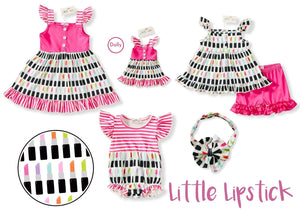Little Lipstick Bow Headband by Pete and Lucy