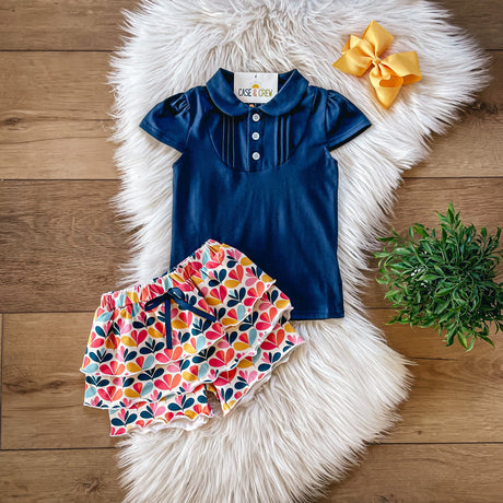 Retro Spring Floral Skort Set | Case & Crew