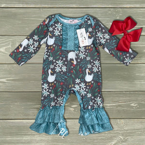 Duck, Duck, Goose Baby Romper by Pete + Lucy