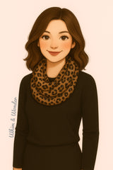 Snow Leopard Mom Scarf | Pete + Lucy