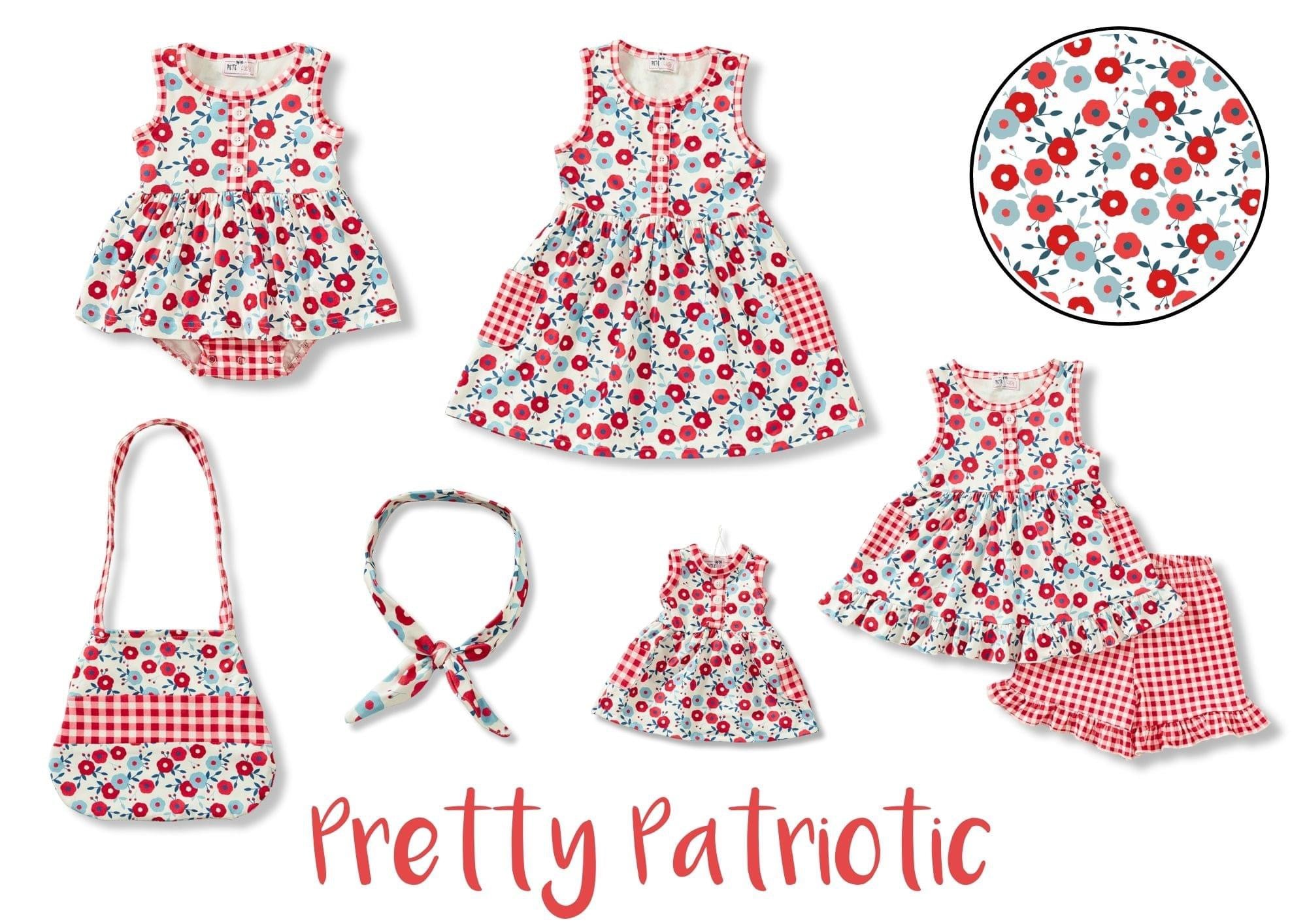 Pretty Patriotic Shorts Set by Pete and Lucy