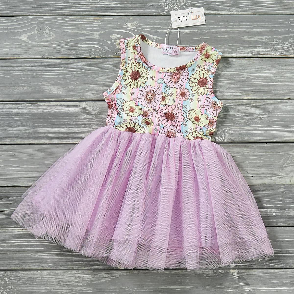 Summer Floral Tulle Dress by Pete and Lucy