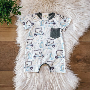 Hole In One Baby Romper by Twocan