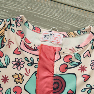 Everbloom Zip-Up Baby Romper by Pete & Lucy