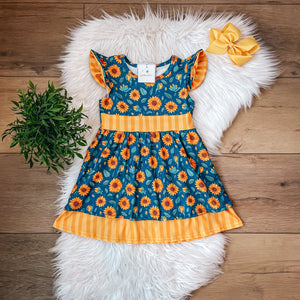 Sunflower Dress by Wellie Kate