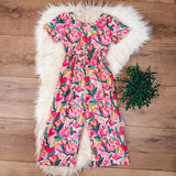 Floral Hearts Jumpsuit | Twocan