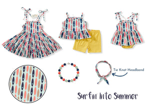 Surfin’ Into Summer Baby Romper by Pete and Lucy