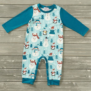 Frosty Family Baby Romper by Pete + Lucy