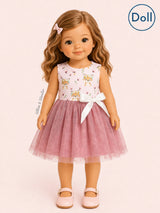 Foxglove Doll Dress for 18" Dolls | Pete + Lucy