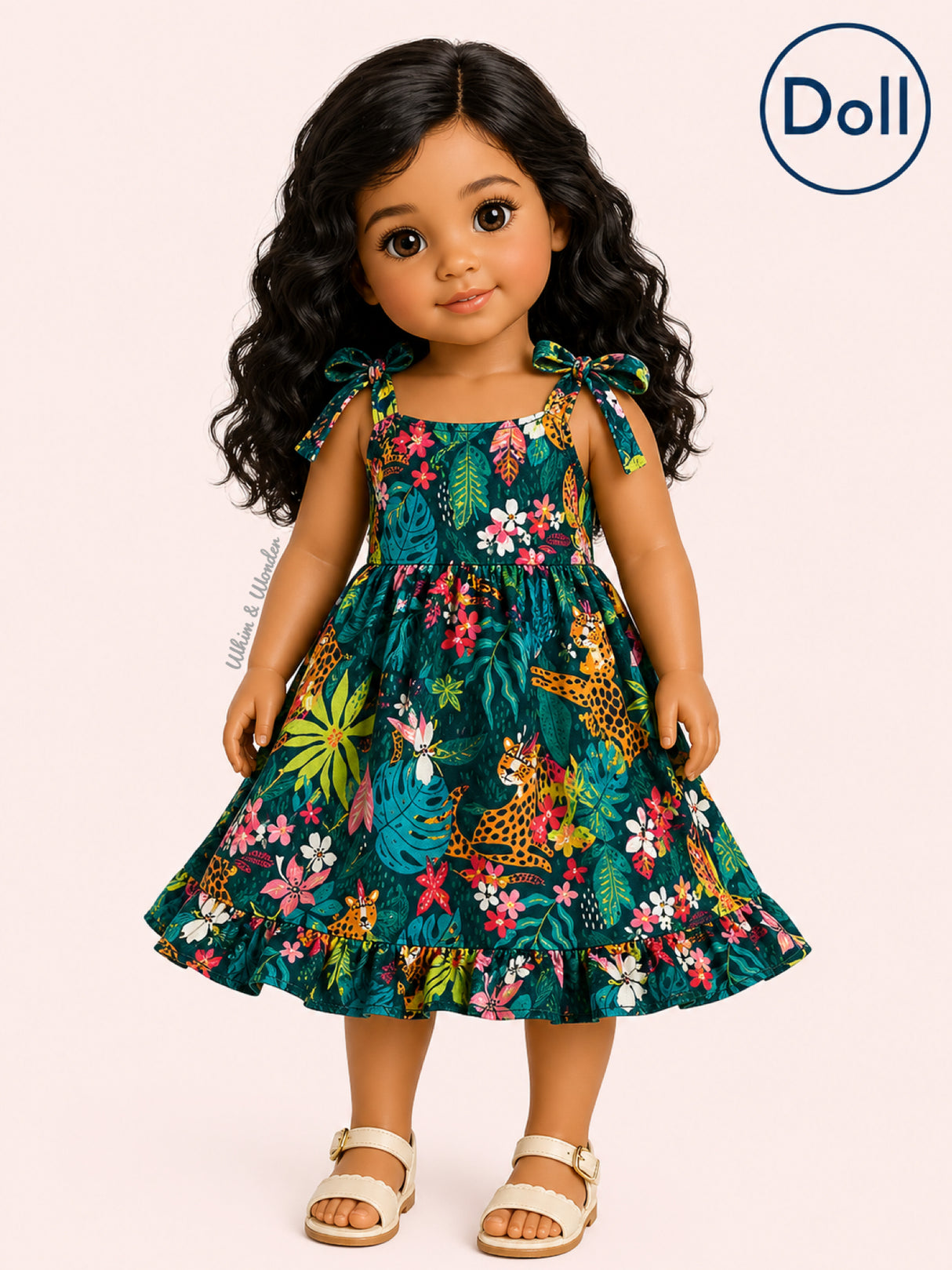 Jungle Haven Doll Dress for 18" Dolls | Pete + Lucy