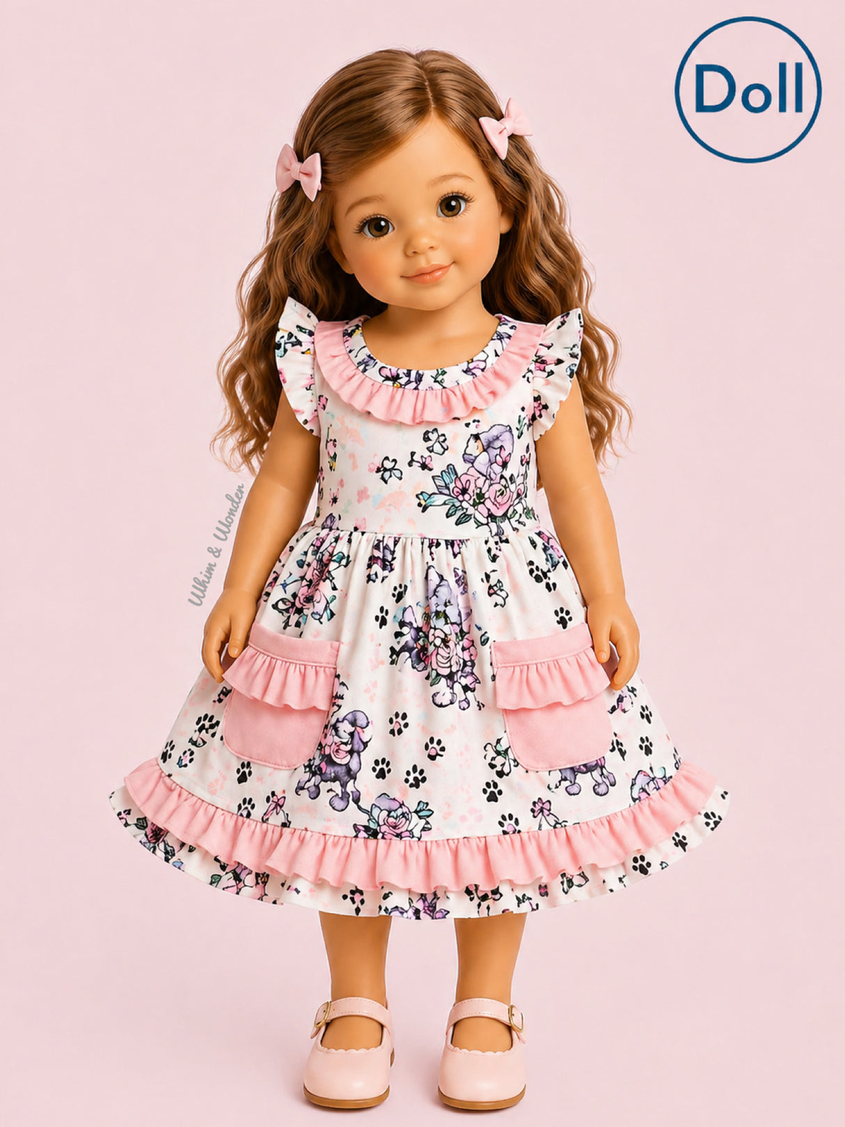 Pampered Pets Doll Dress for 18" Dolls | Pete + Lucy