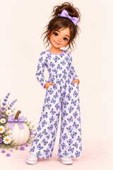 Violet Wings Wide-Leg Jumpsuit | Pete + Lucy