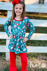 The Doctor Is In Ruffle Pants Set by Twocan