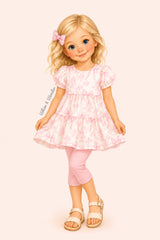 Baby Pink Vintage French Fairytale Capri Set | Pete + Lucy