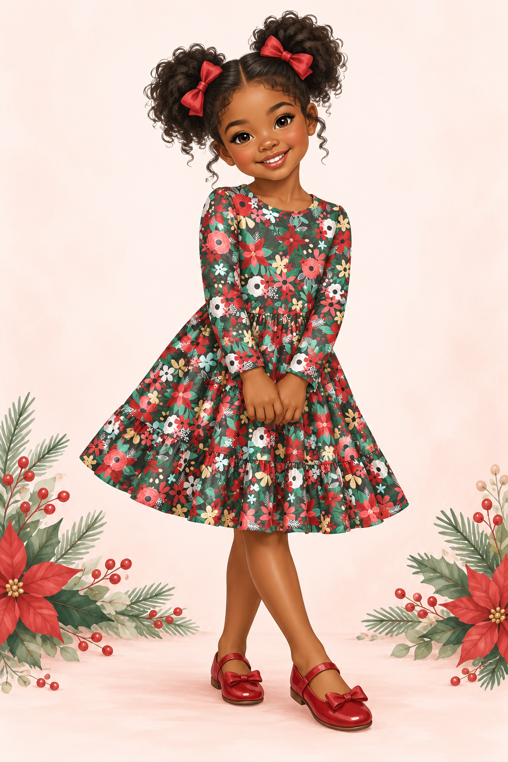 Pine & Petals Dress | Pete and Lucy