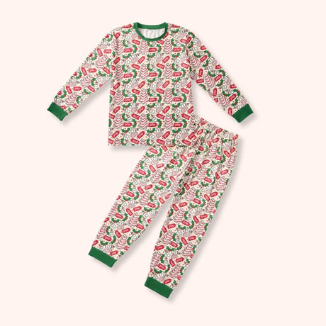 Christmas Tree Cakes Kids Loungewear | Pete and Lucy