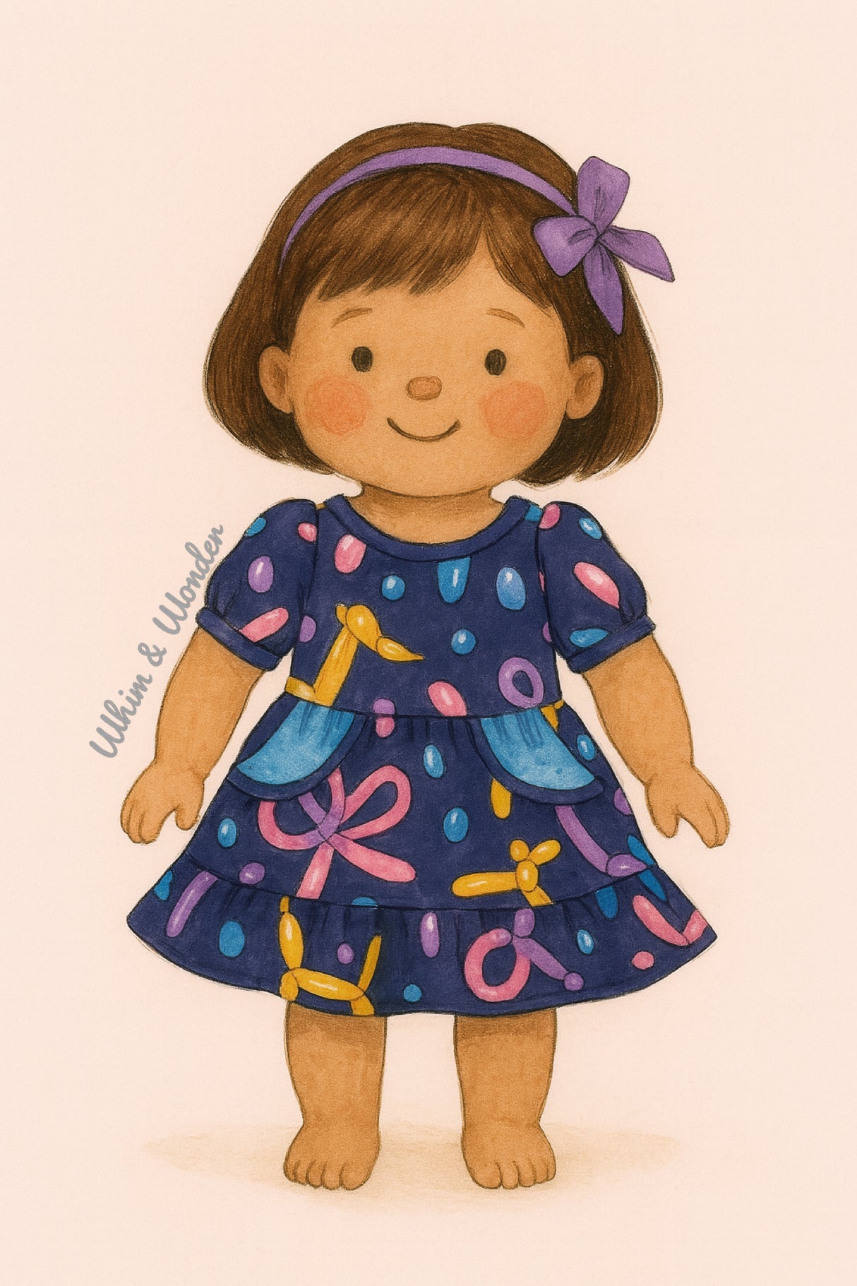 Balloon Friends Dolly Dress | Pete + Lucy