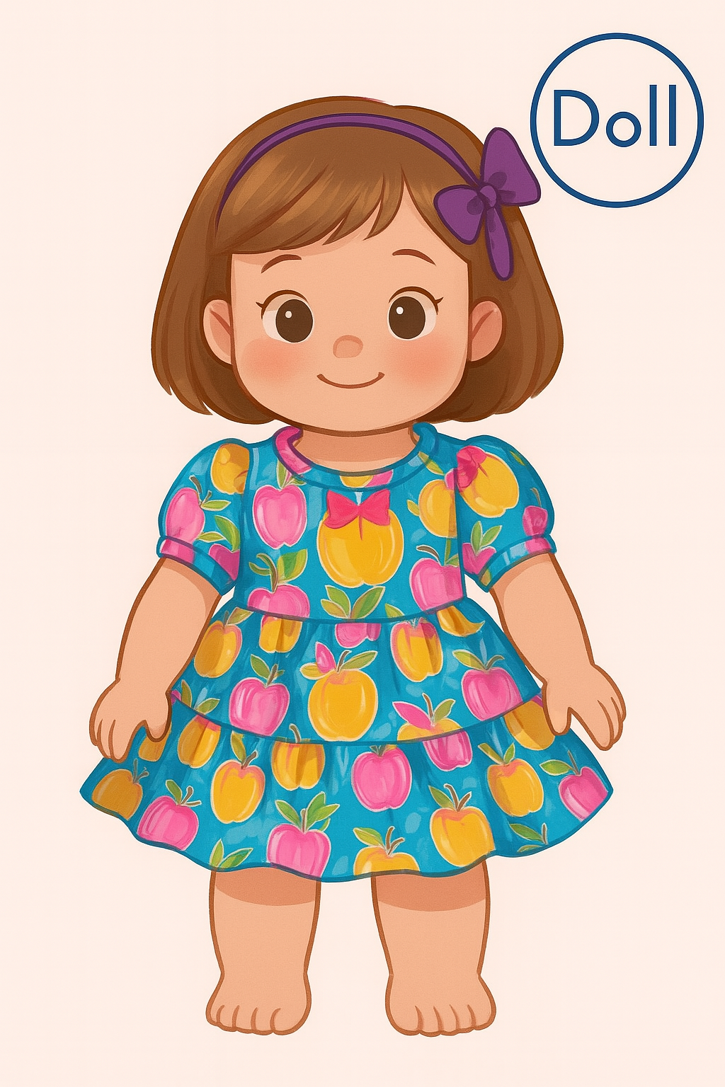 A+ Apples Dolly Dress | Pete + Lucy