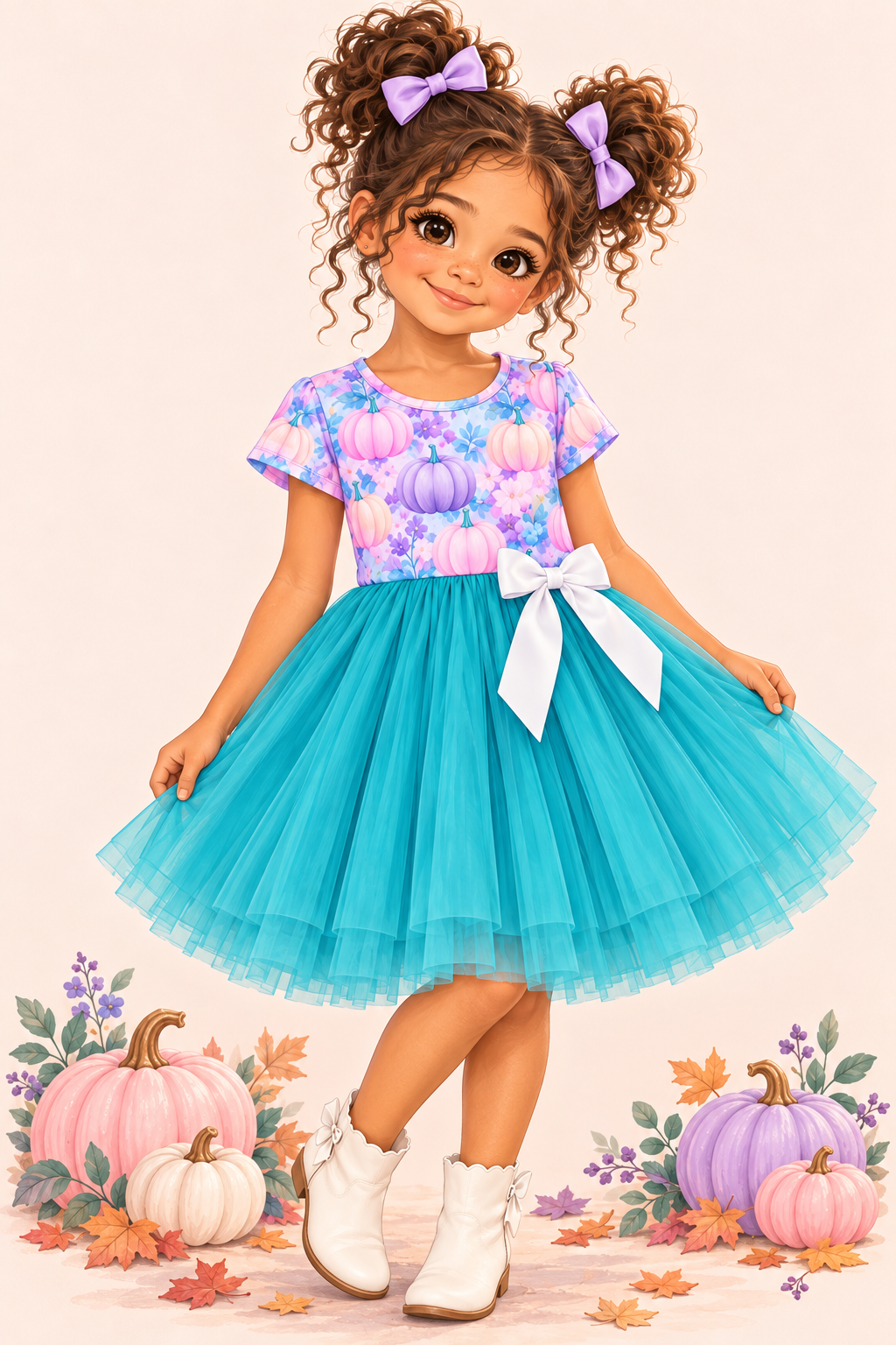 Enchanted Pumpkin Tulle Dress | TwoCan