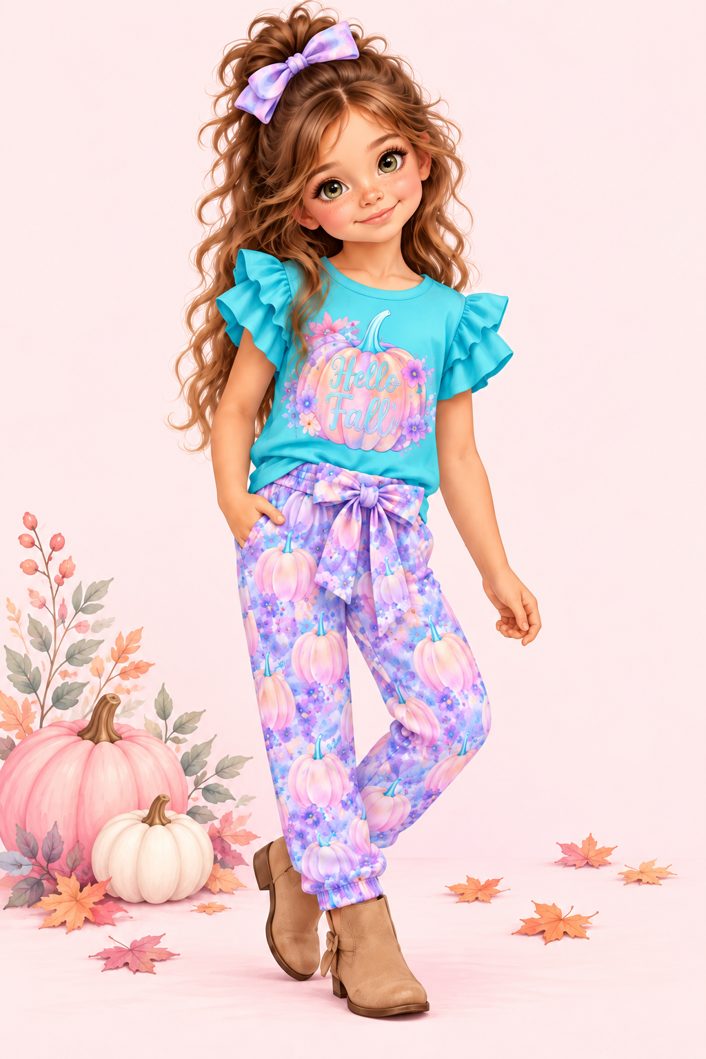 Enchanted Pumpkin Pants Set | Twocan