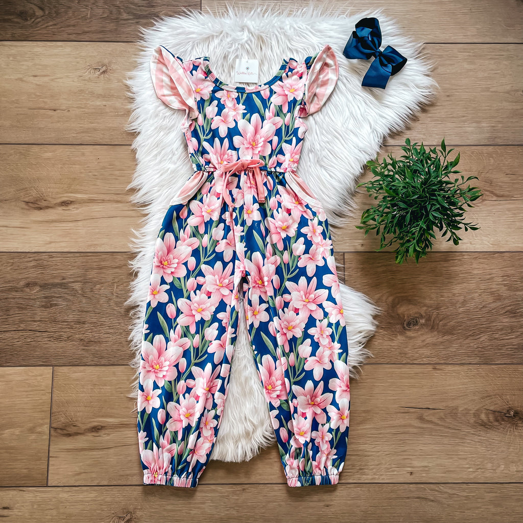 Blooming Blossoms Jumpsuit by Wellie Kate **PREORDER**