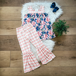 Blooming Blossoms Bell Pants Set by Wellie Kate **PREORDER**