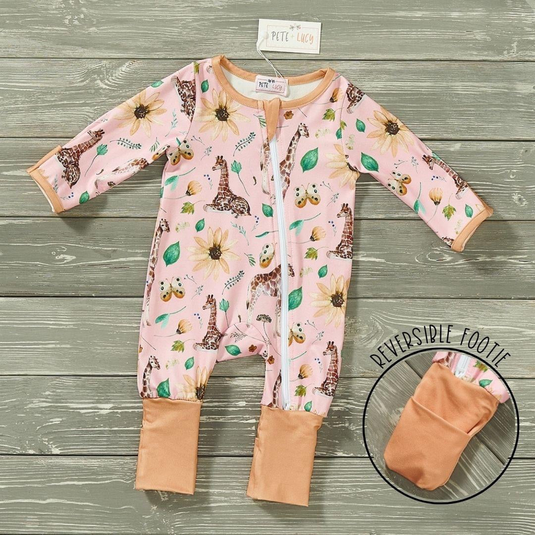 Ginger Zip Up Romper By Pete and Lucy