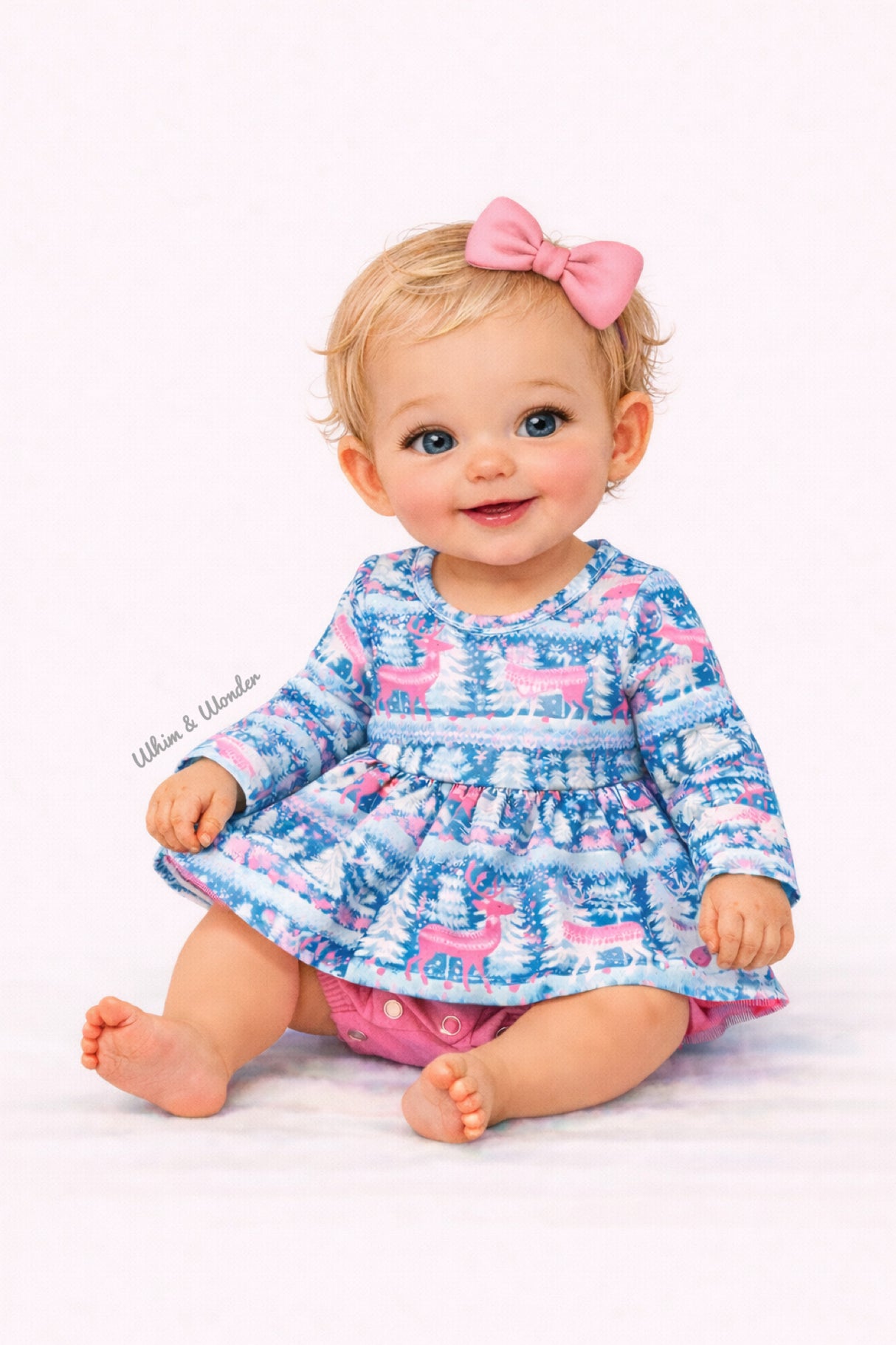 Frozen Forest Skirted Romper | Pete + Lucy