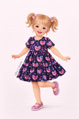 Holographic Hearts Dress | Pete + Lucy