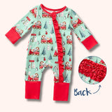 North Pole Express Baby Girl Romper | Pete and Lucy