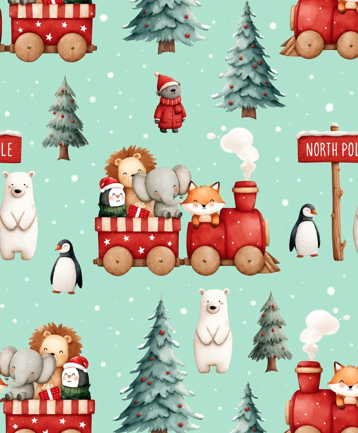 North Pole Express Baby Romper | Pete and Lucy