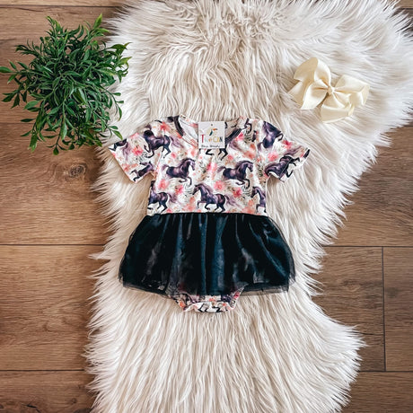 Midnight Mane Skirted Baby Bubble | Twocan