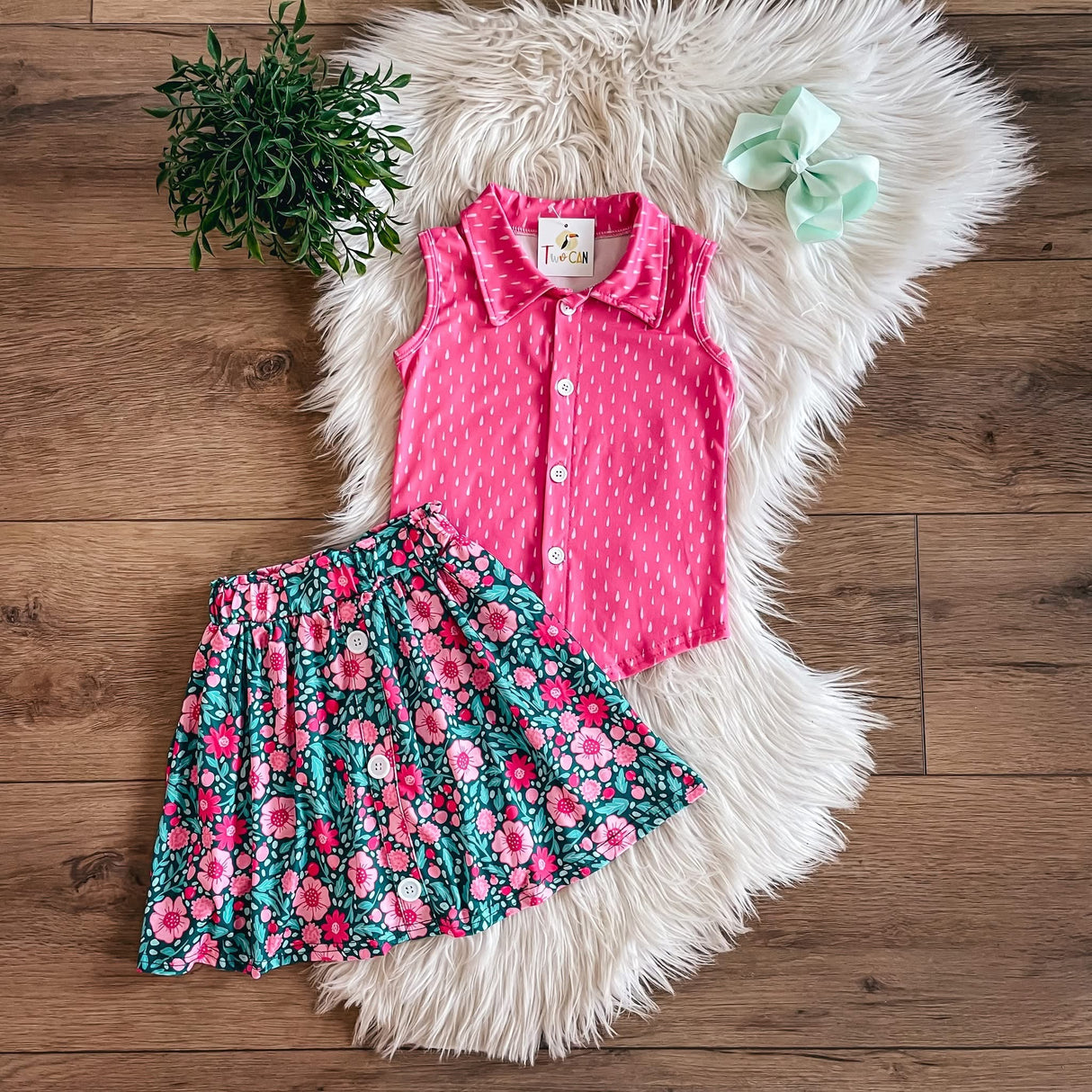 Raindrop Bloom Skort Set | Twocan