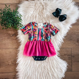 Bold Wildflower Tulle Baby Bubble | Twocan