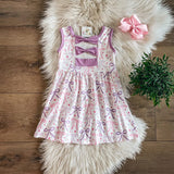 Bow & Hearts Confetti Double Bow Back Dress | Twocan