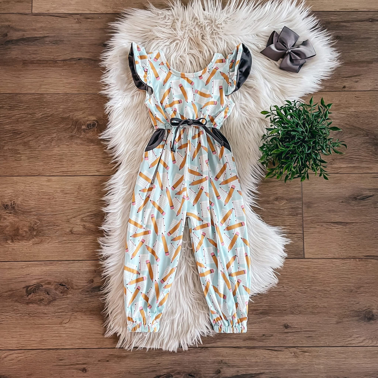 Pencil & Paper Scoop Back Jumpsuit by Twocan