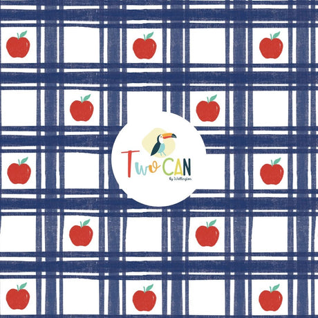 Plaid Apples Hooded Shirt | Twocan