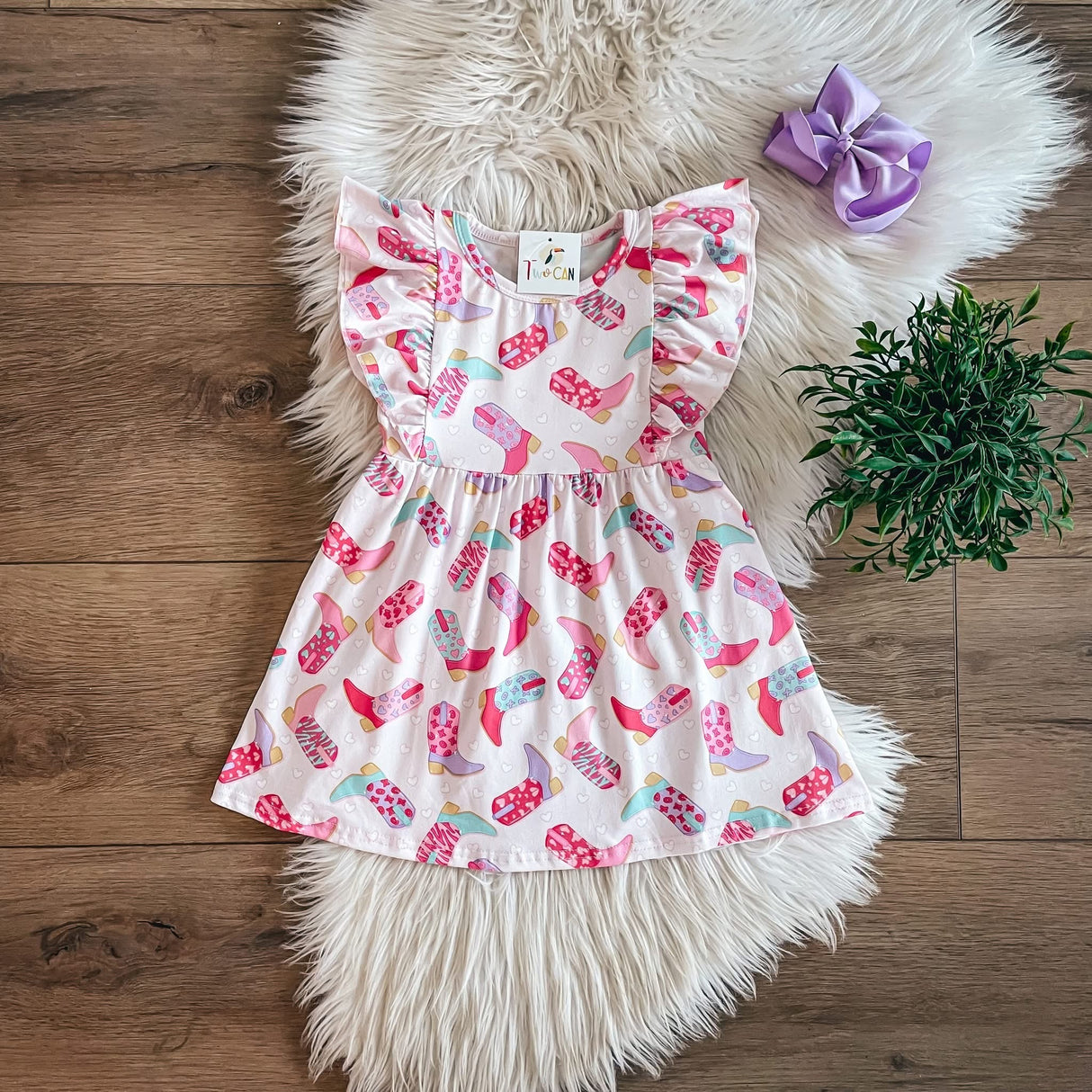 Girly Boots Dress | Twocan