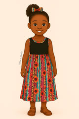 Bold Wildflower Maxi Dress | Twocan