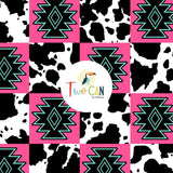 Southwest Cowprint Zip Up Baby Romper | Twocan