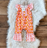 Retro Daisies Baby Romper | Twocan