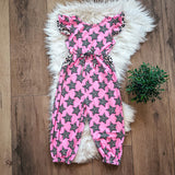 Pink Stars + Leopard Jumpsuit | Twocan