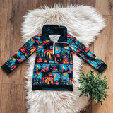 Halloween Comic Strip Quarter Zip | Twocan