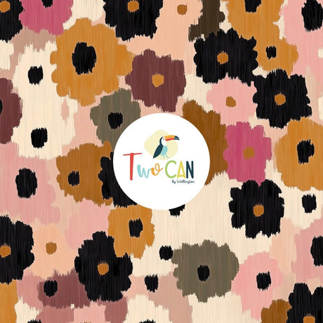 Leopard Floral Zip Up Baby Romper | Twocan