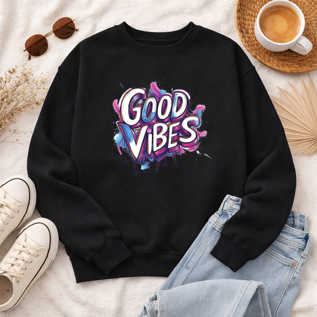 Good Vibes | Graphic Sweatshirt