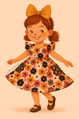 Leopard Floral Dress | Twocan