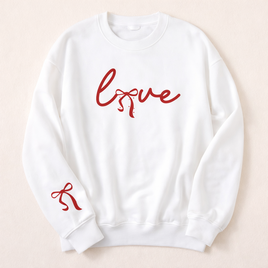 Love Bow Sweatshirt