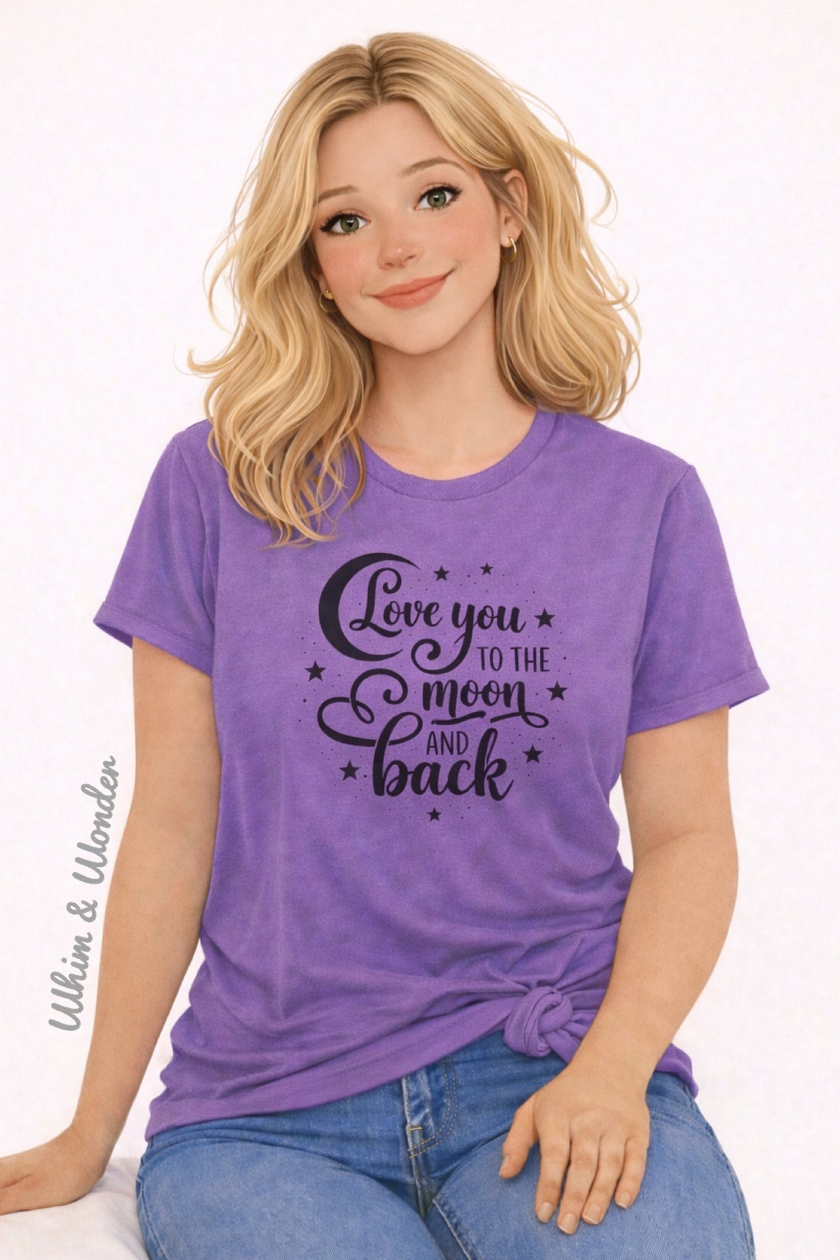 Love You To The Moon Graphic Tee